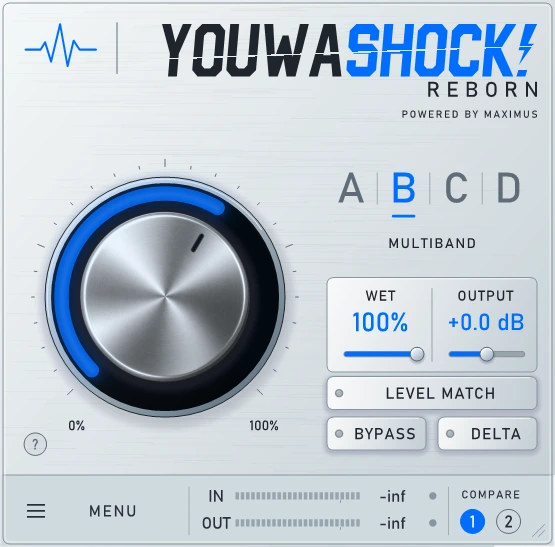 YOUWASHOCK! Reborn interface in the Brushed Silver theme
